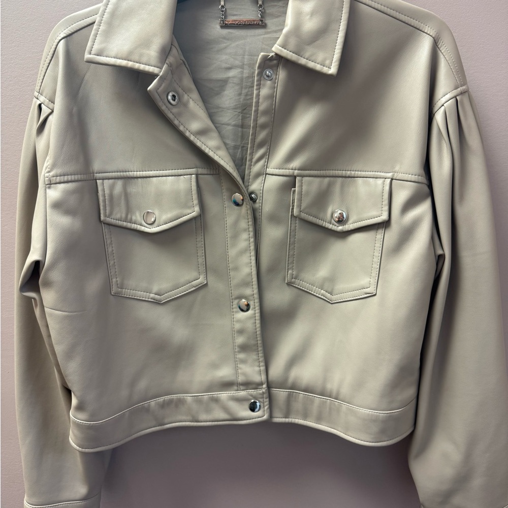 Women's Faux Leather Jacket
